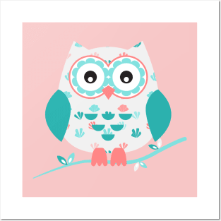 Cute Owl Posters and Art